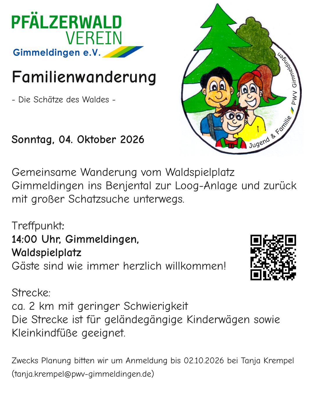 Familienwanderung 20261004