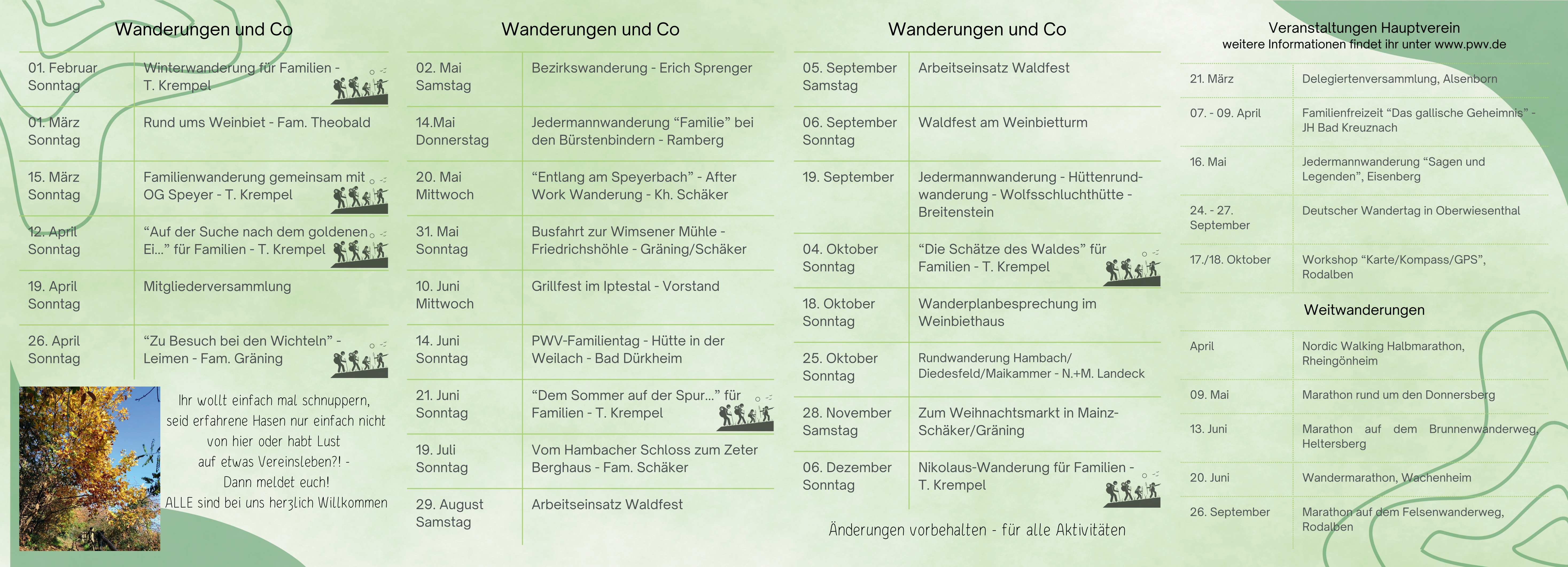 PWV Wanderplan 2026 1