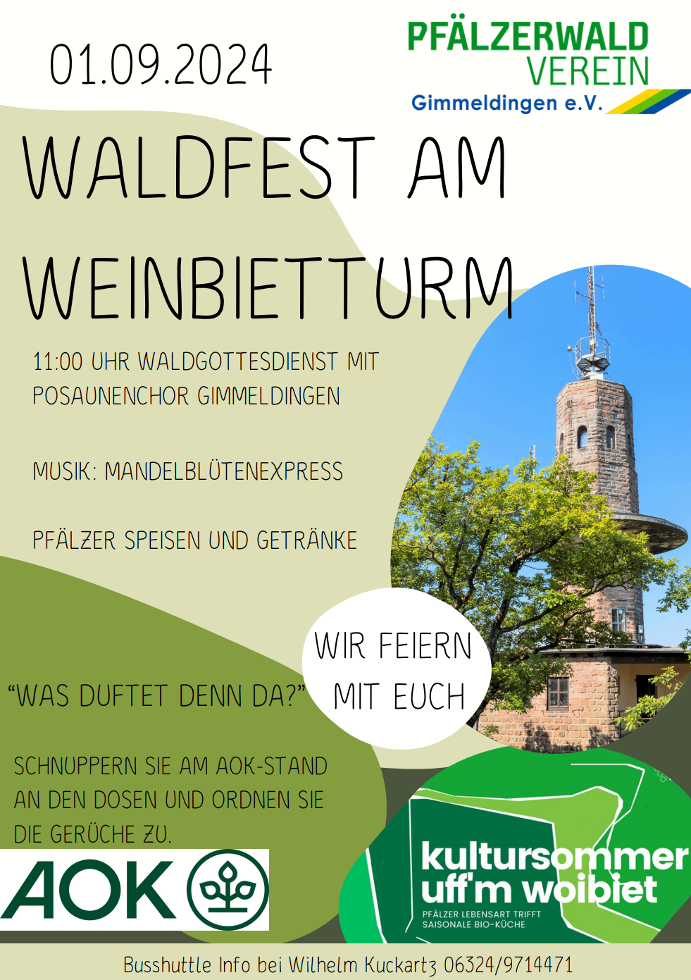 Flyer Weinbietfest 2024